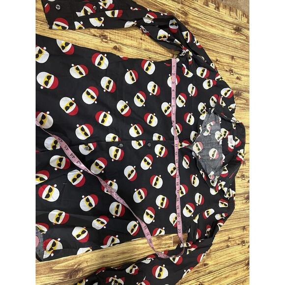 North Pole Trading Co Mens Christmas Santa Shirt Button Down - Picture 10 of 11